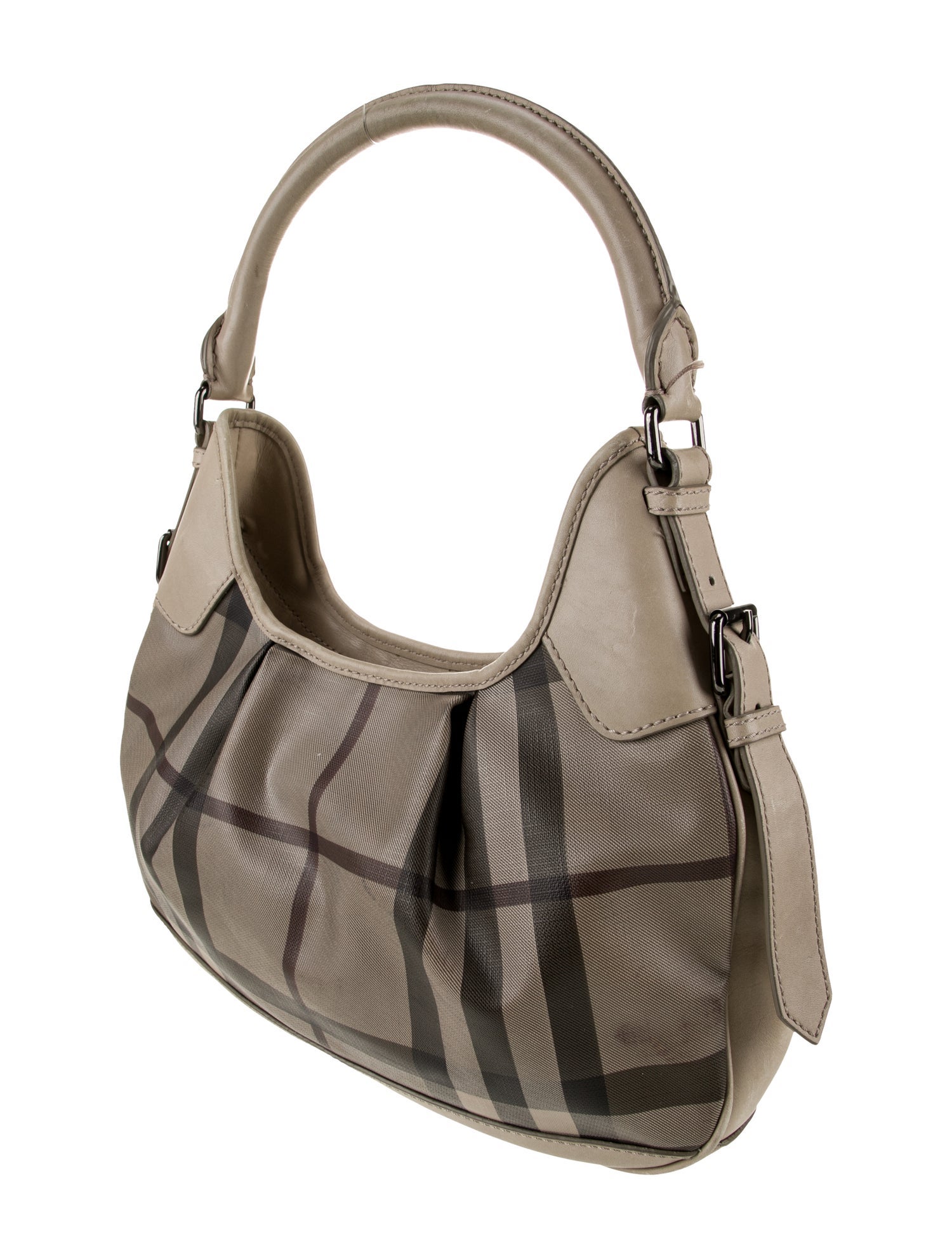 Burberry Smoked Check Hobo